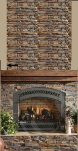 New fireplace